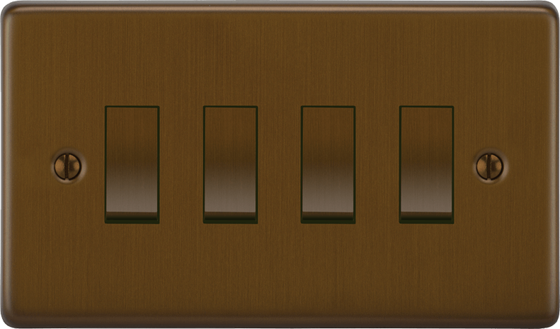 VORELLI® Victorian Rocker Switch in Bronze Antique.