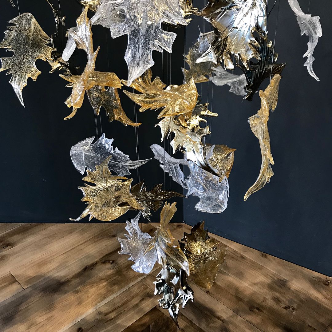Autumn Drift Project Installation architectural lighting view 6