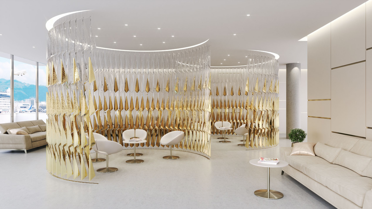 Crystal Vortex Project Installation architectural lighting view 4