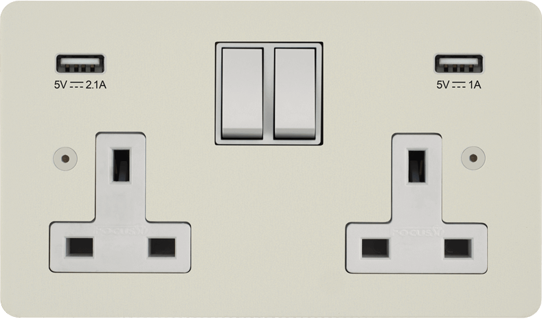 Ambassador Classic Double Socket + USB architectural switches view 13