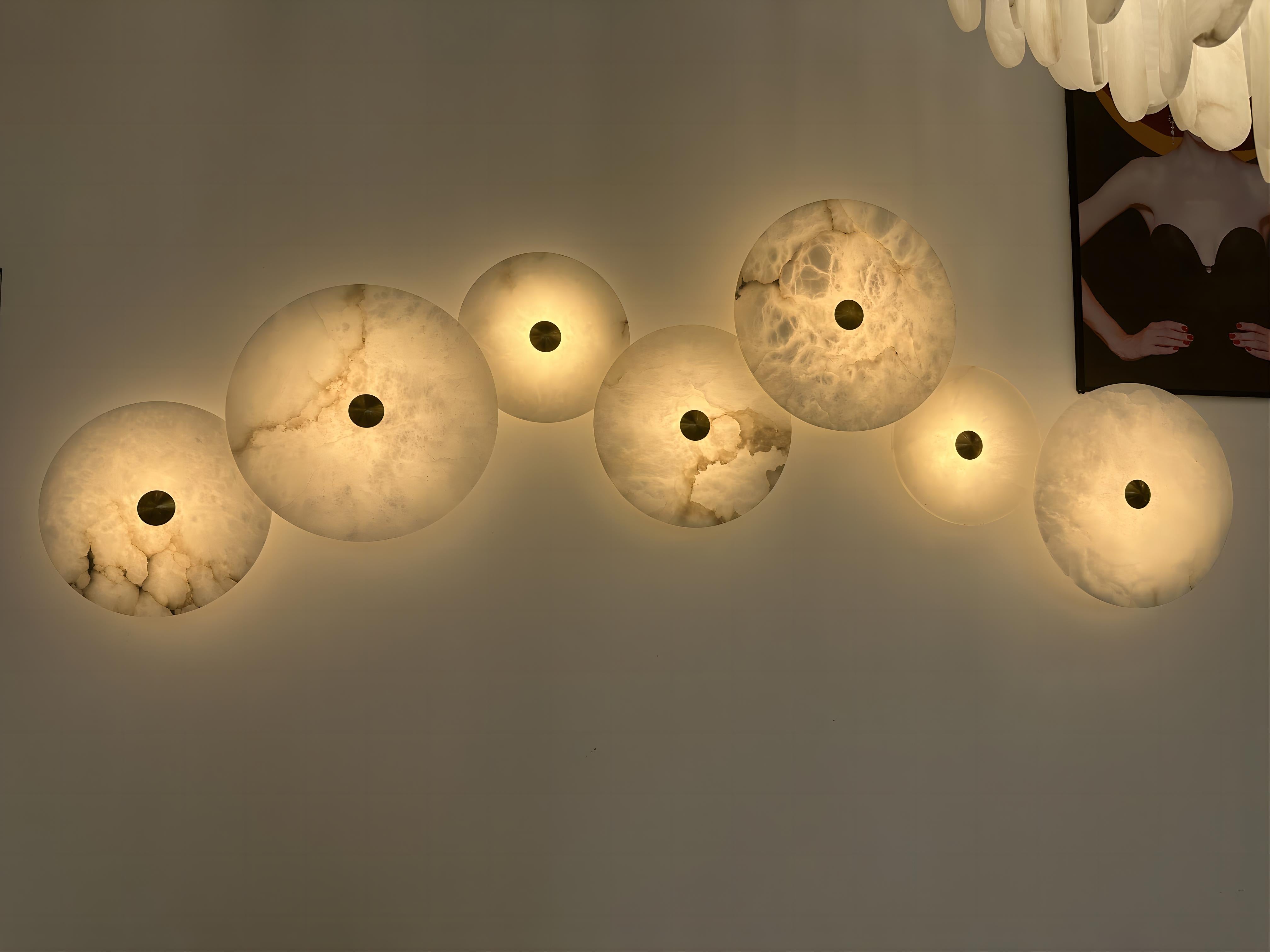 Aria Marble Wall Light by VORELLI