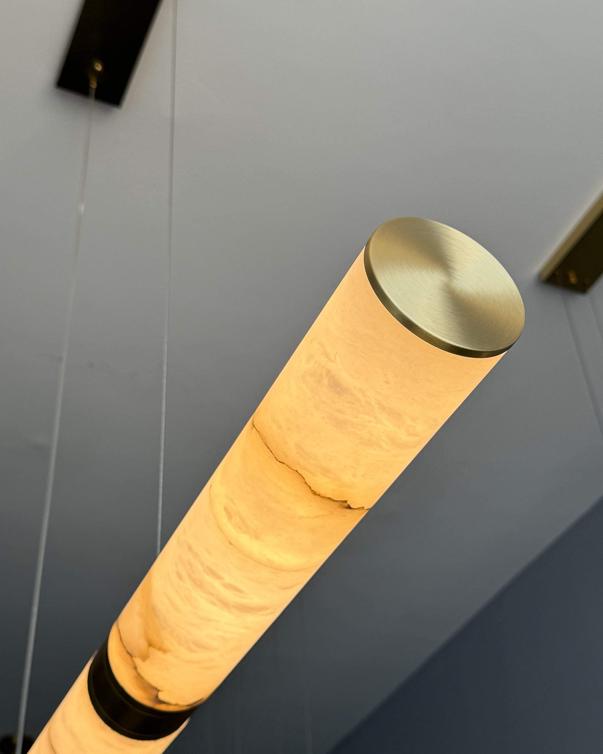 Avora Marble Rectangular Chandelier by VORELLI
