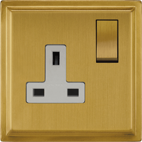 Belgravia Single Socket architectural switches view 10