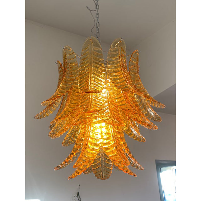 VORELLI Iolanda Felci Murano Glass Staircase Chandelier - Felci Murano Glass image 7