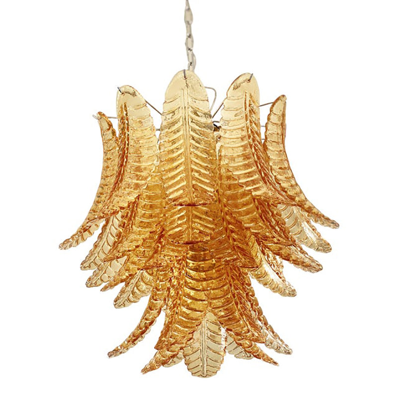 VORELLI Iolanda Felci Murano Glass Staircase Chandelier - Felci Murano Glass image 1