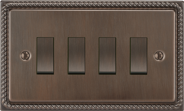 Georgian Rocker Switch architectural switches view 4