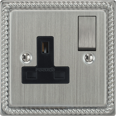 Georgian Single Socket architectural switches view 11