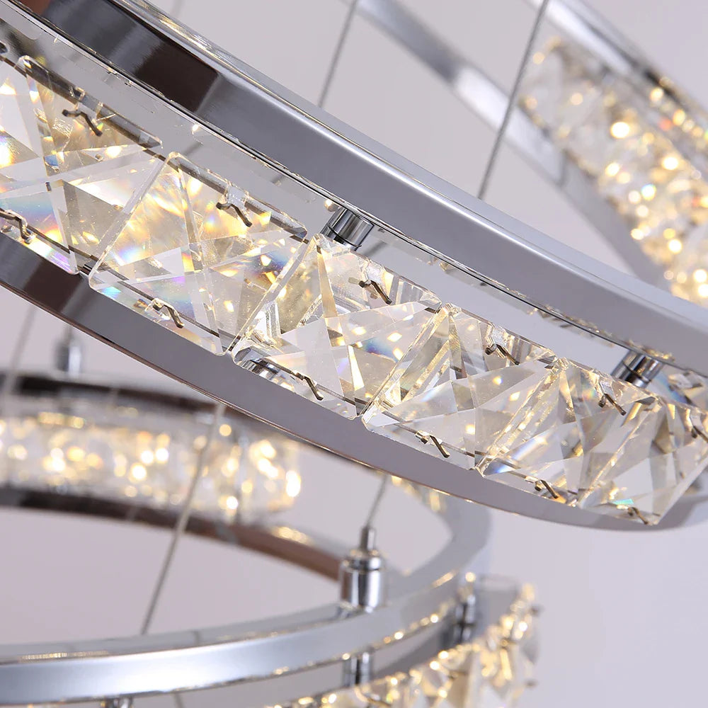 Vermacelli Double Ring Chandelier