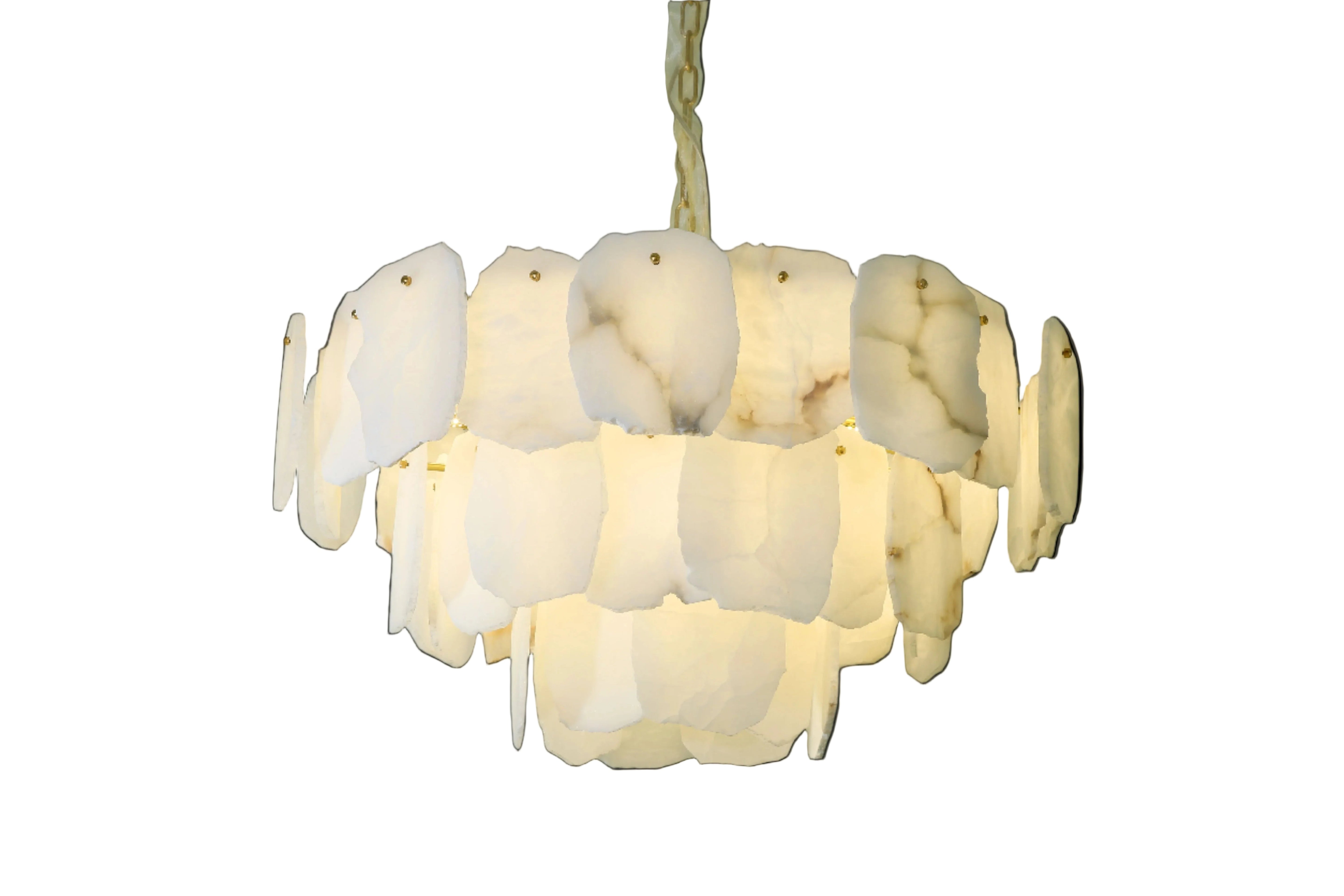 Silvio Marble Circular Chandelier