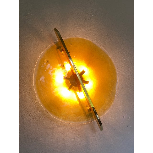 VORELLI Caserta Planet Murano Glass Wall Light - Planet Murano Glass image 2