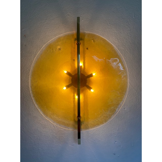 VORELLI Caserta Planet Murano Glass Wall Light - Planet Murano Glass image 5