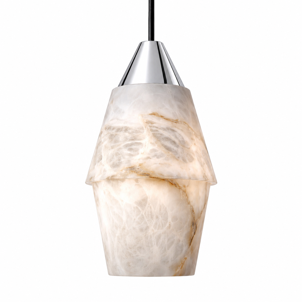 Kalia Marble Pendant Light III by VORELLI