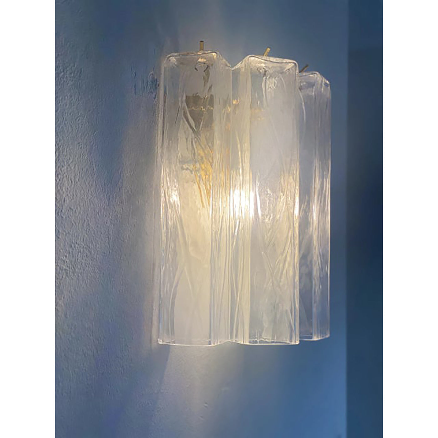 VORELLI Tivoli Squares Murano Glass Wall Light - Squares Murano Glass image 4