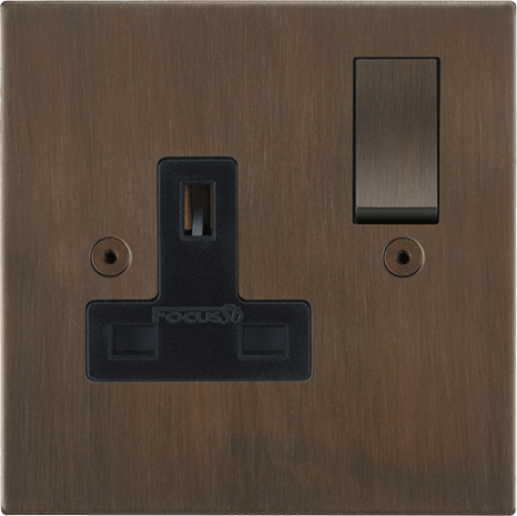 Horizon Square Single Socket architectural switches view 5