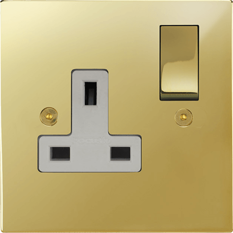 Horizon Square Single Socket architectural switches view 8