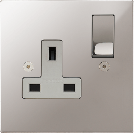 Horizon Square Single Socket architectural switches view 12