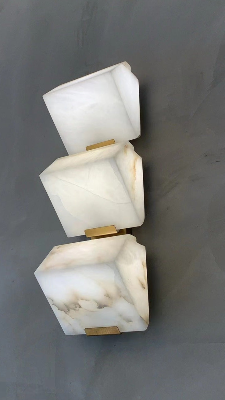 Novara Marble Wall Light III by VORELLI
