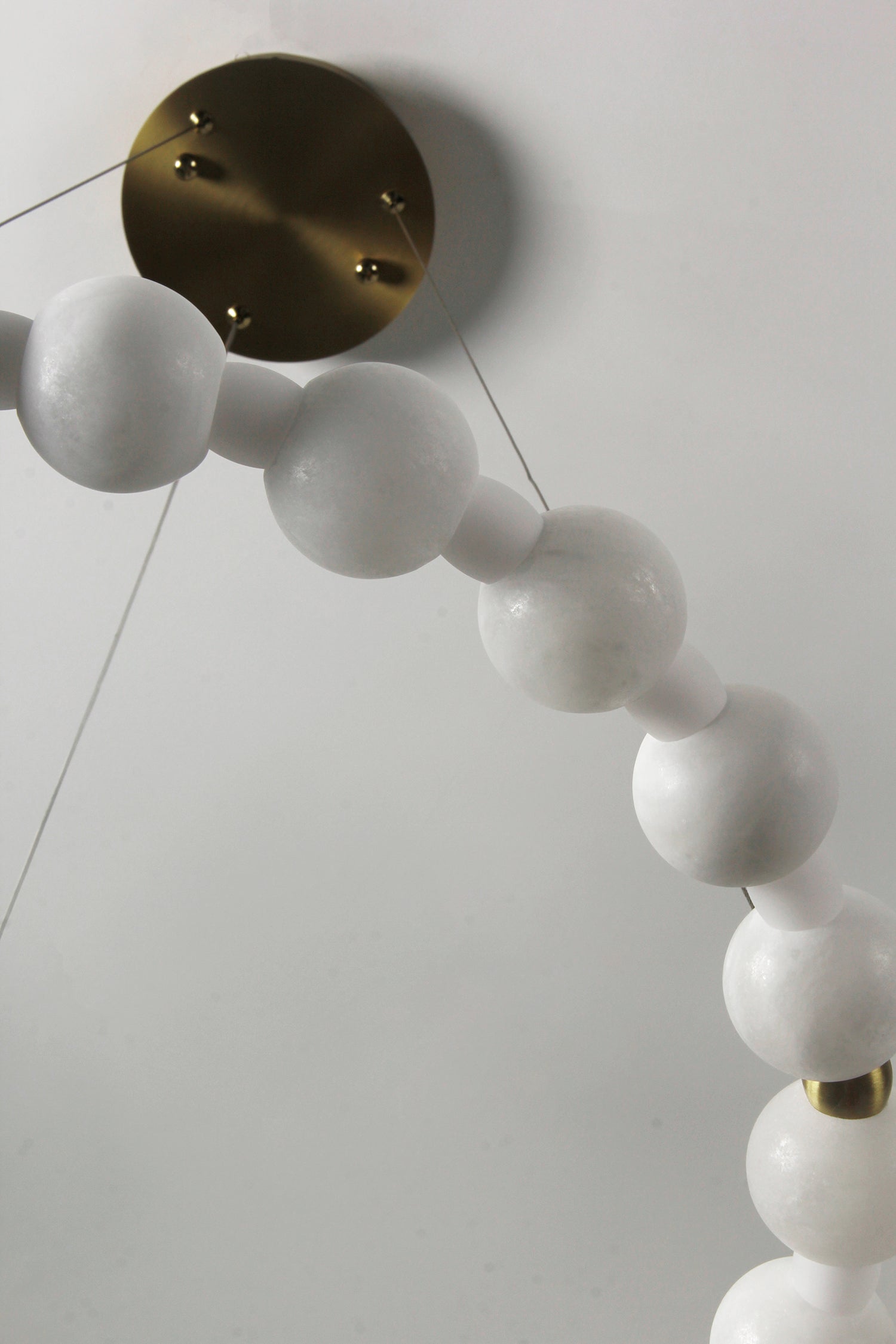 Orbella Marble Circular Chandelier