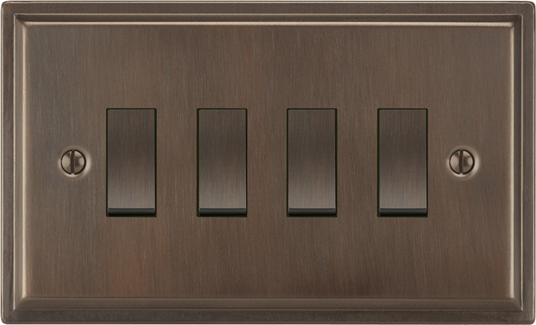 VORELLI® Sheraton Rocker Switch in Chocolate Bronze.