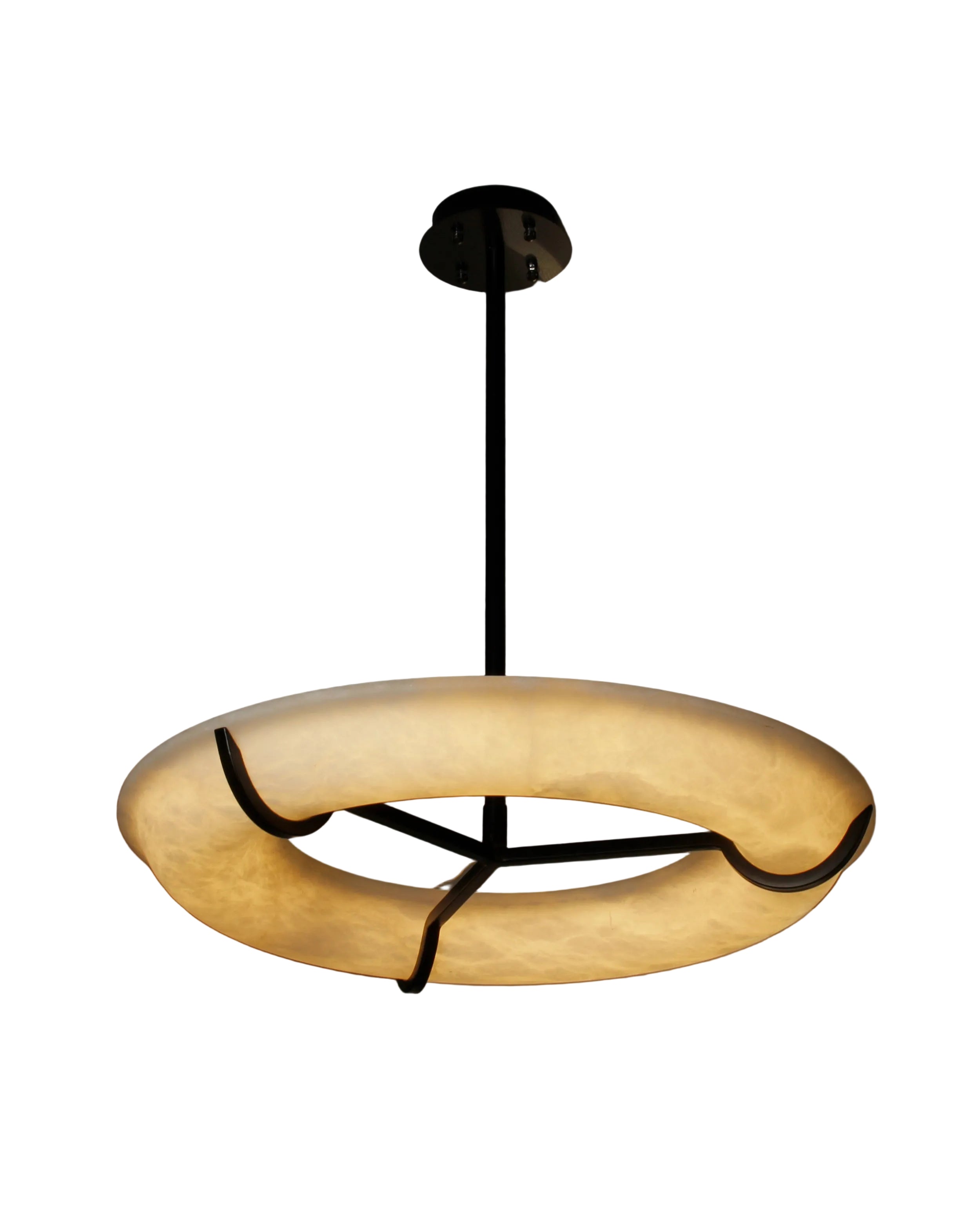 Sorano Marble Circular Chandelier