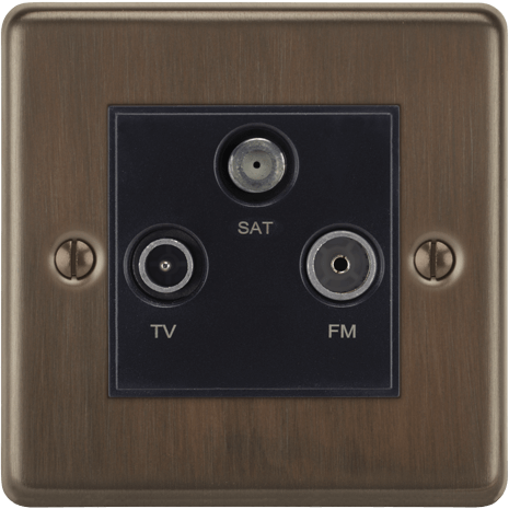 VORELLI® Victorian Media Outlet in Chocolate Bronze.