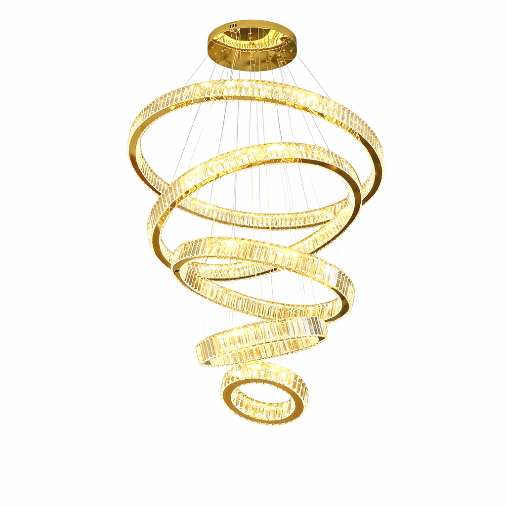 Oia Ring Staircase Chandelier