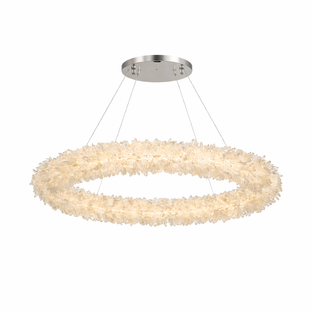 Quartz Circular Chandelier
