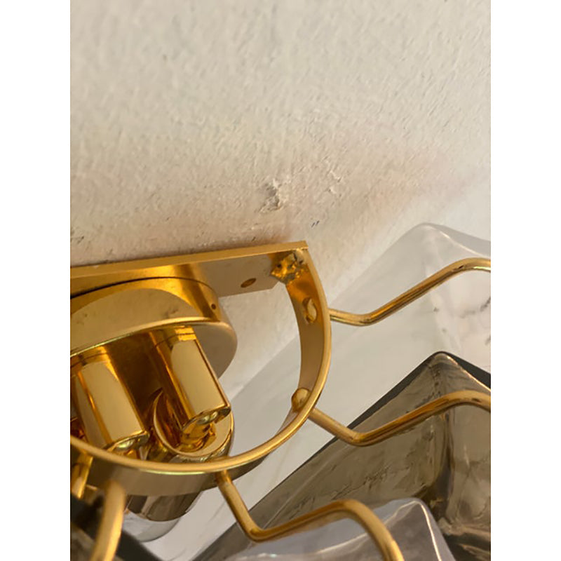 VORELLI Adria Squares Murano Glass Wall Light - Squares Murano Glass image 3