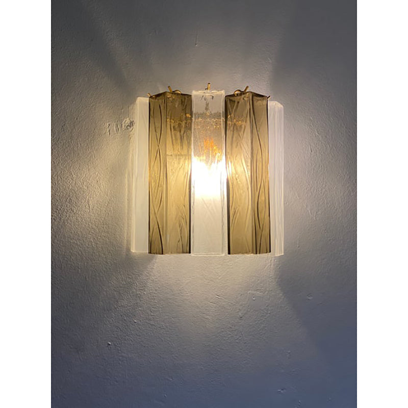 VORELLI Adria Squares Murano Glass Wall Light - Squares Murano Glass image 6