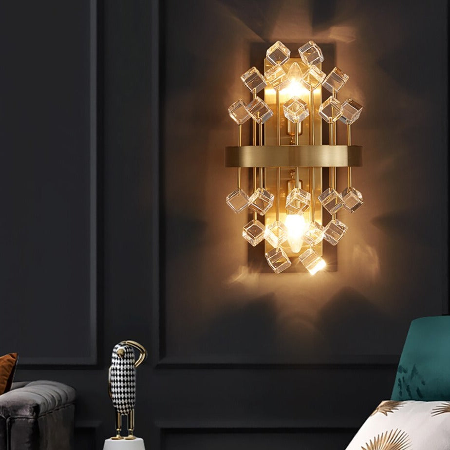 Alytus Wall Light installed in modern Dubai interior