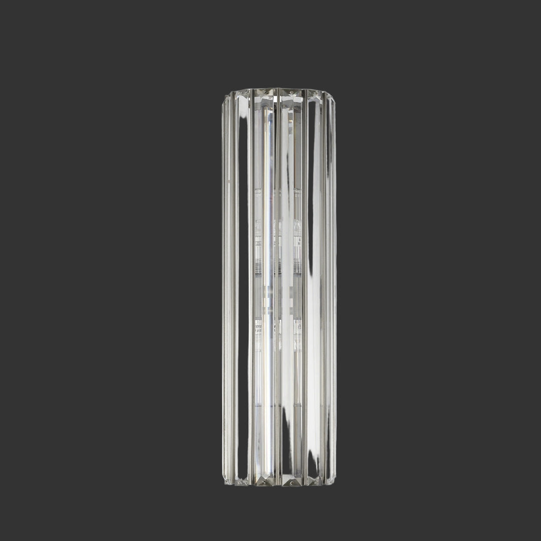 Apollo IP65 Wall Light crystal bar detail with ambient glow