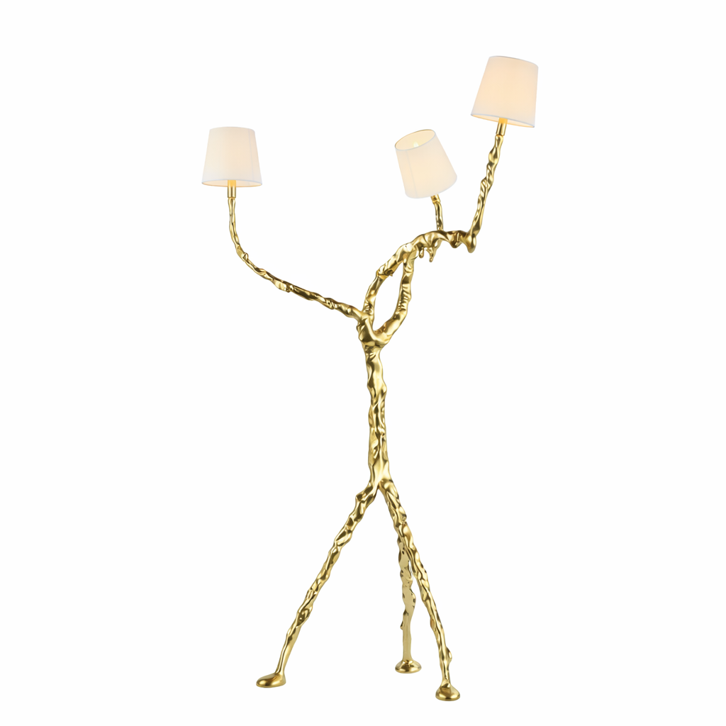 Arboris Floor Lamp styled in luxury living room interior