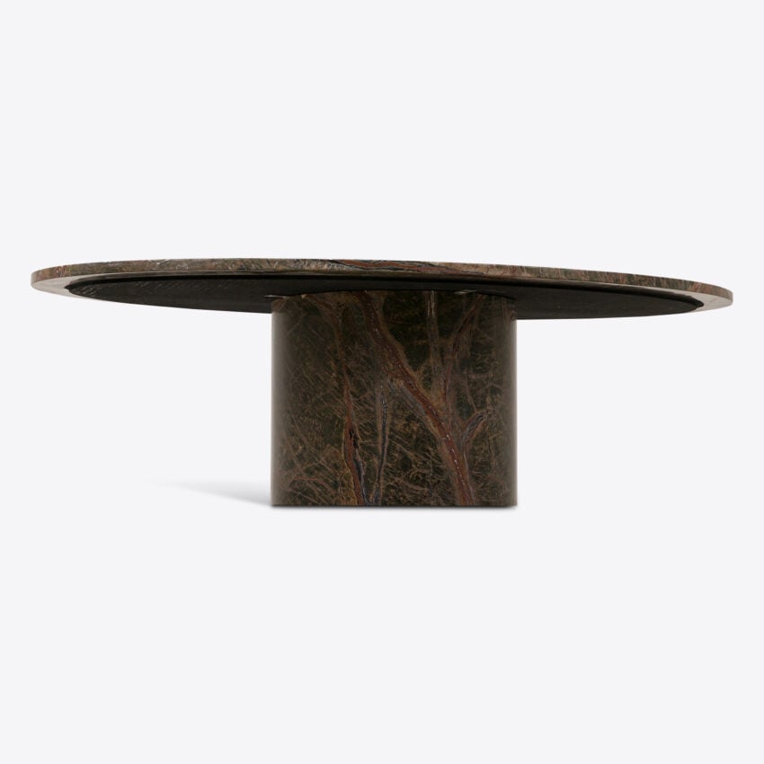 Argentino Forest Green Marble Coffee Table