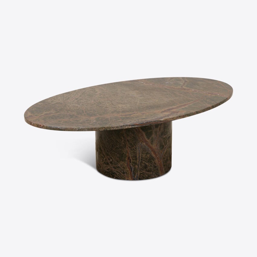 Argentino Forest Green Marble Coffee Table