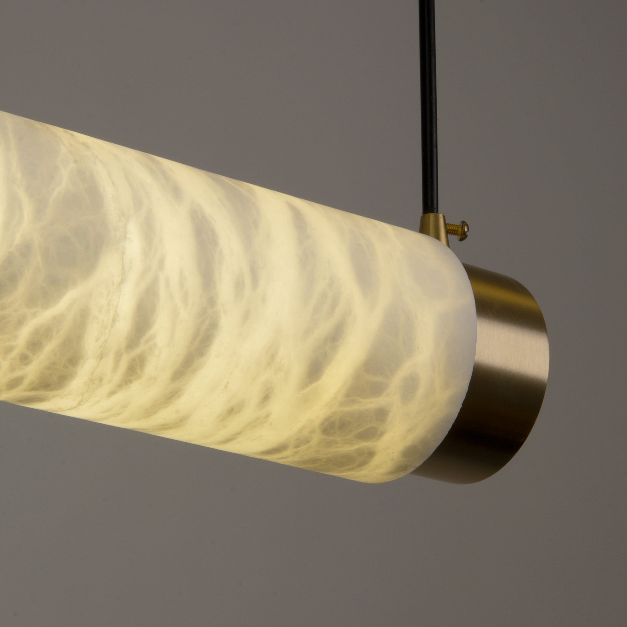 Atlas Marble Rectangular Chandelier by VORELLI