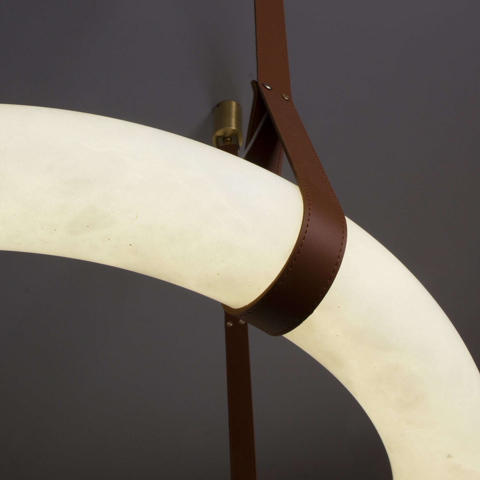 Close-up of illuminated Botticino marble surface