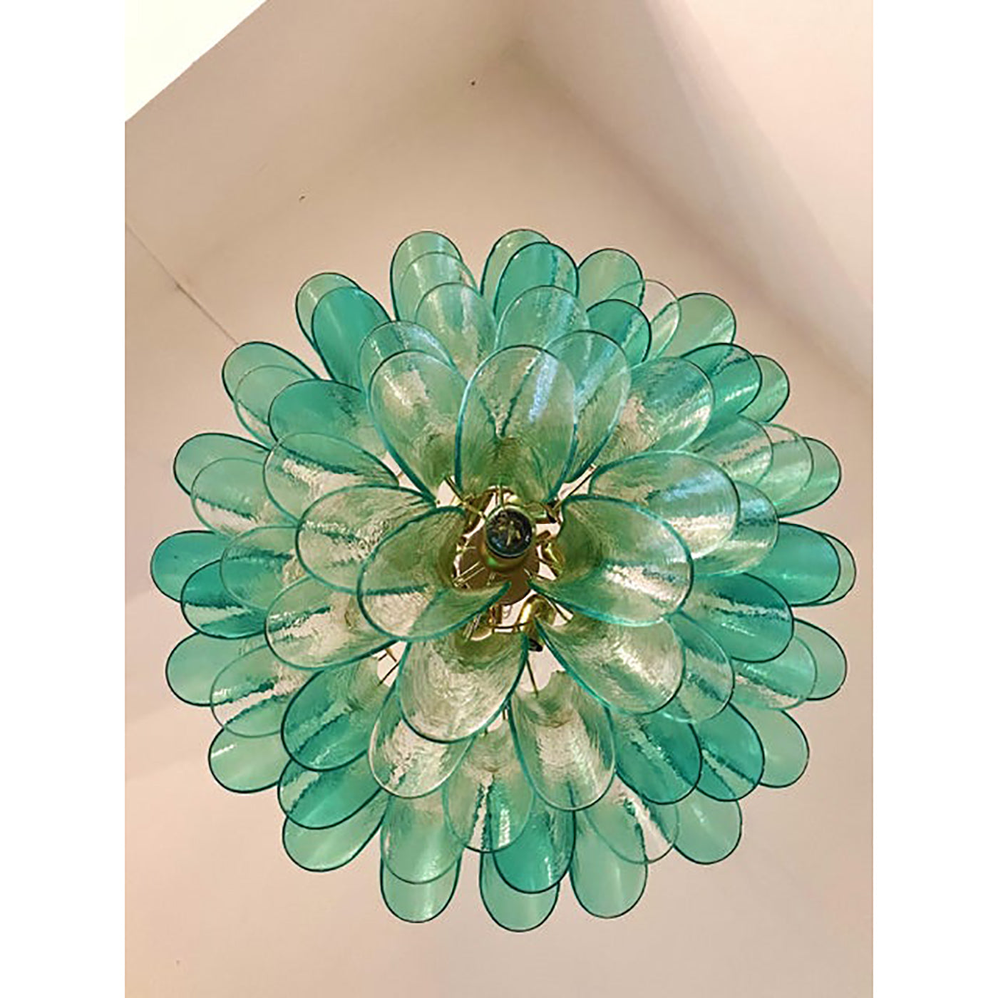 VORELLI Brenta Selle Murano Glass Staircase Chandelier - Selle Murano Glass image 4