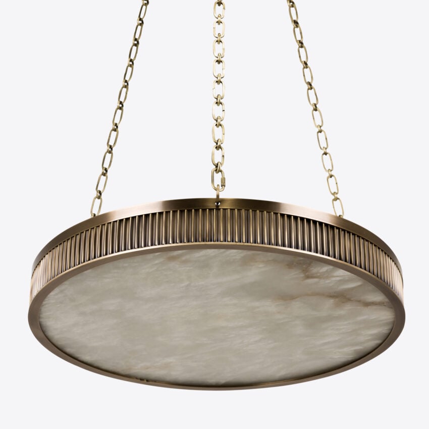 Ciapino Alabaster Plafonnier Chandelier