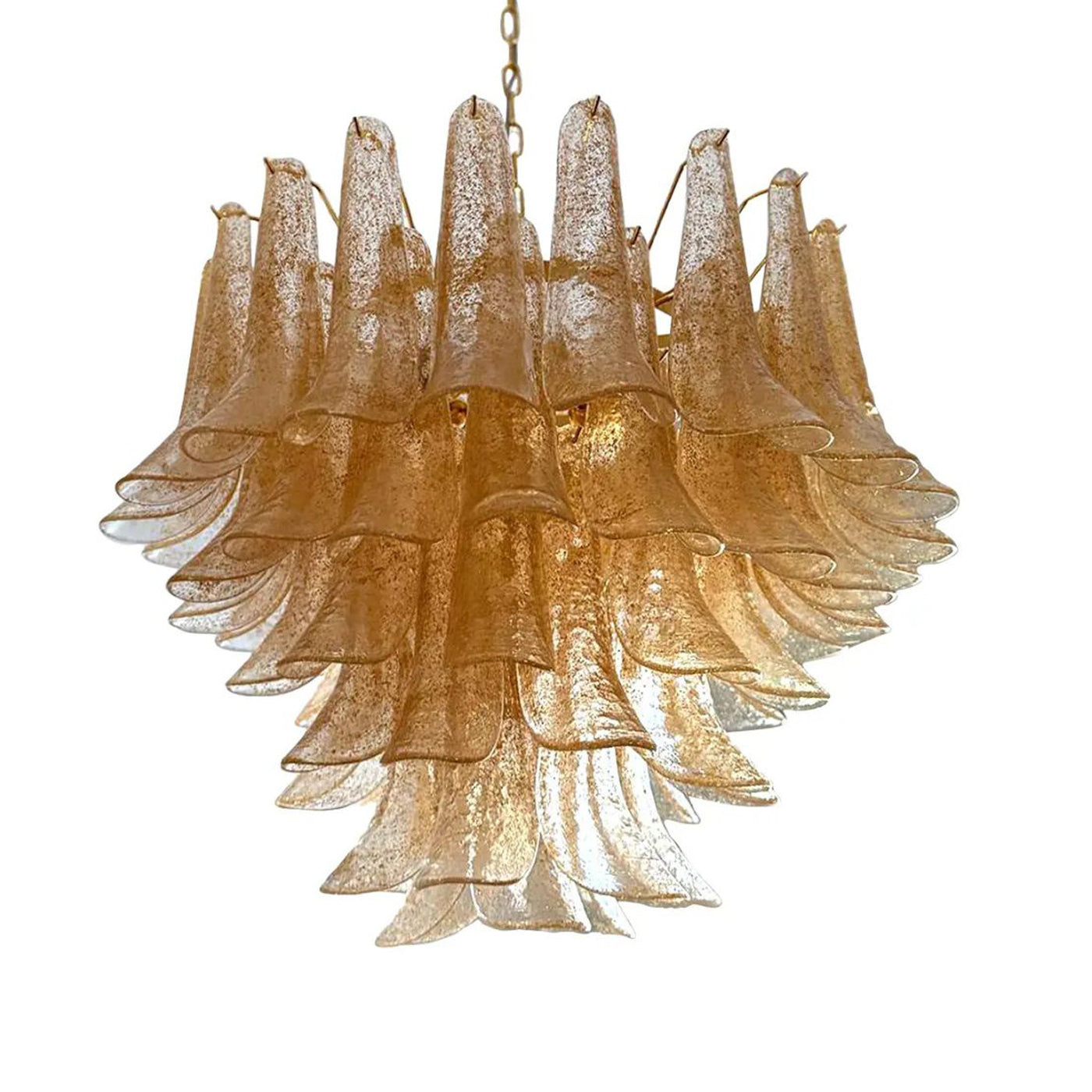 VORELLI Annetta Selle Murano Glass Circular Chandelier - Selle Murano Glass image 2