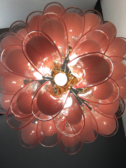 VORELLI Fulvia Selle Murano Glass Circular Chandelier - Selle Murano Glass image 5