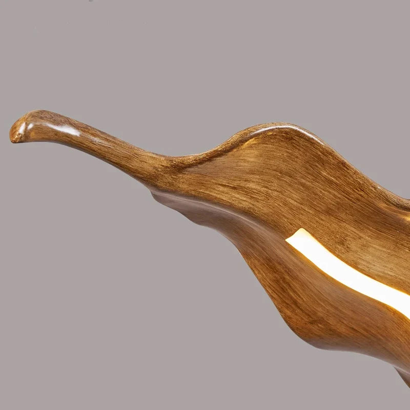 organic wave-shaped chandelier showing its fluid modern silhouette