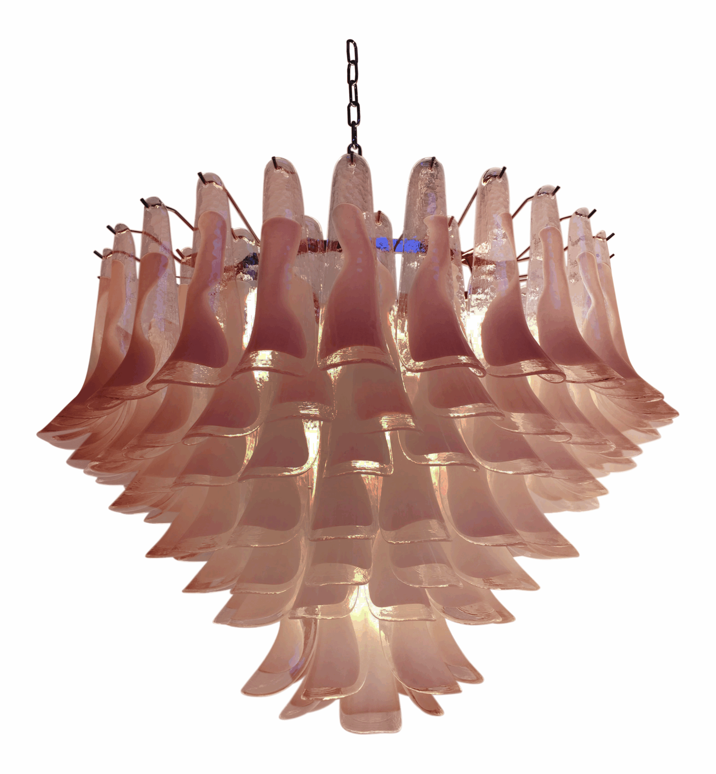 VORELLI Bologna Selle Murano Glass Staircase Chandelier - Selle Murano Glass image 2