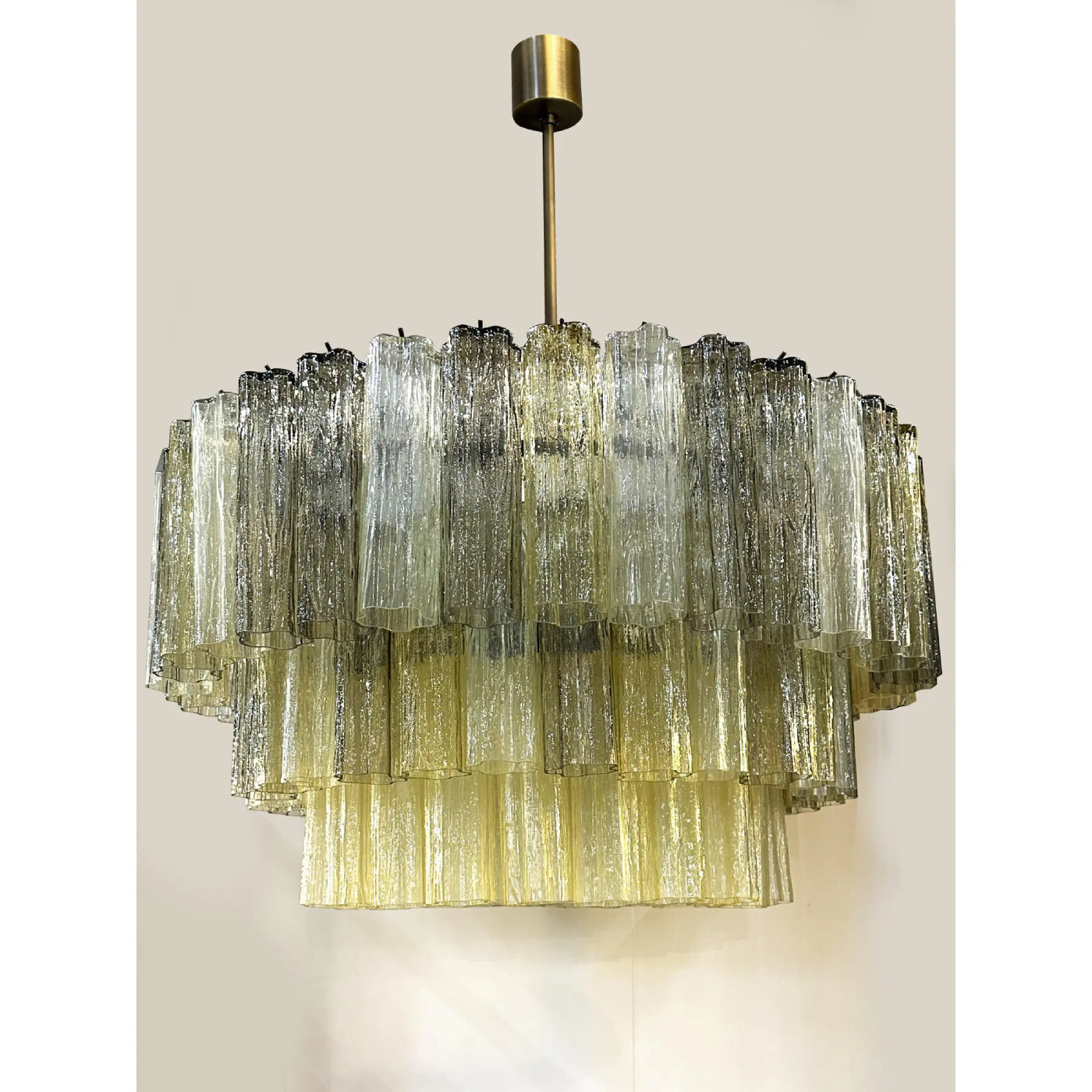VORELLI Chiavari Tronchi Murano Glass Staircase Chandelier - Tronchi Murano Glass image 6