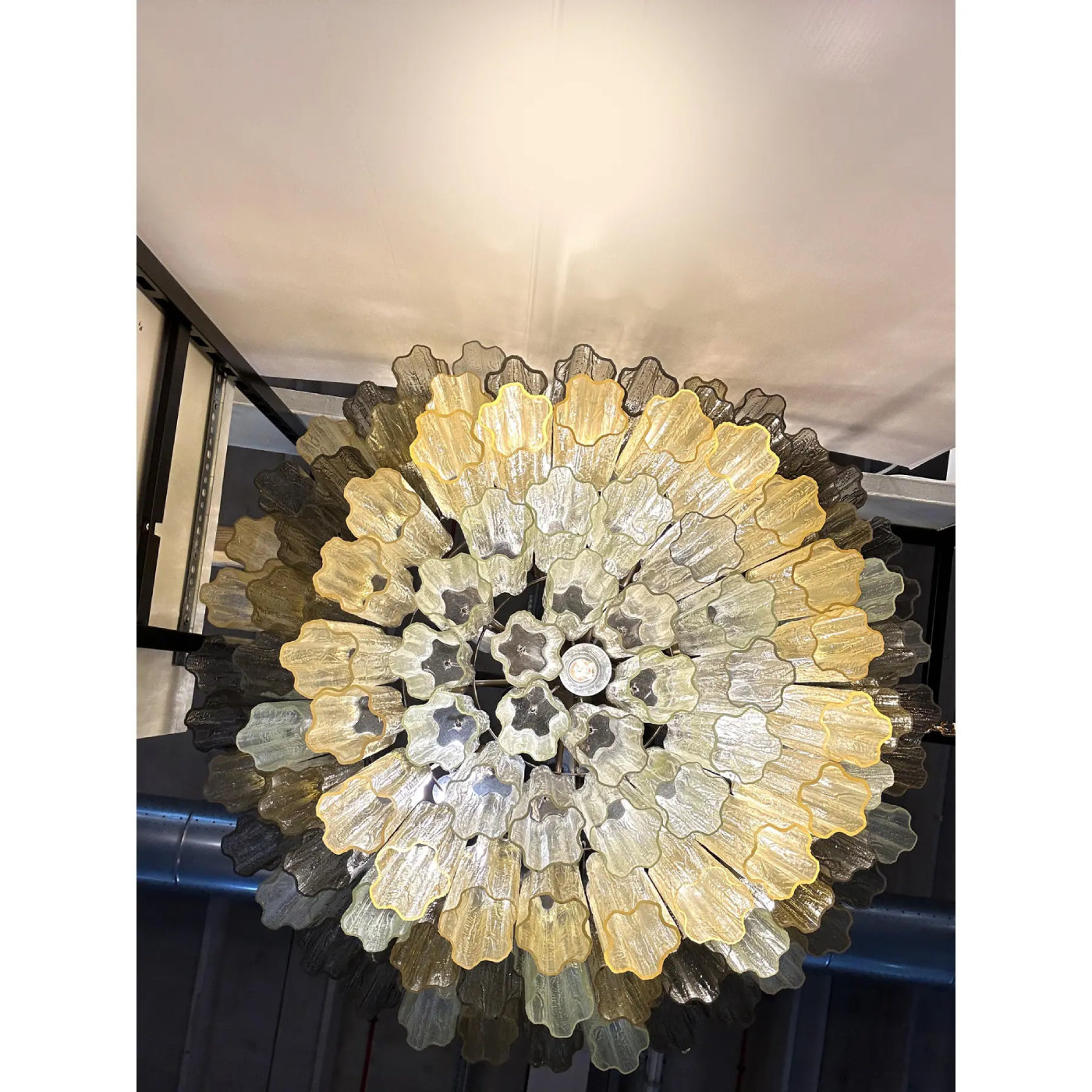 VORELLI Chiavari Tronchi Murano Glass Staircase Chandelier - Tronchi Murano Glass image 5