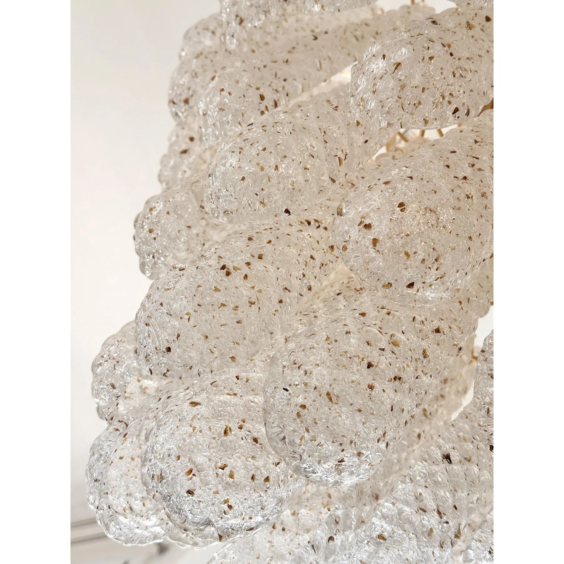 VORELLI Nerissa Conchiglie Murano Shell Glass Staircase Chandelier - Conchiglie Murano Shell Glass image 4