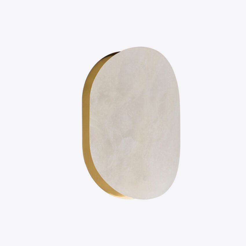 Mossano Brass Curve Wall Sconce