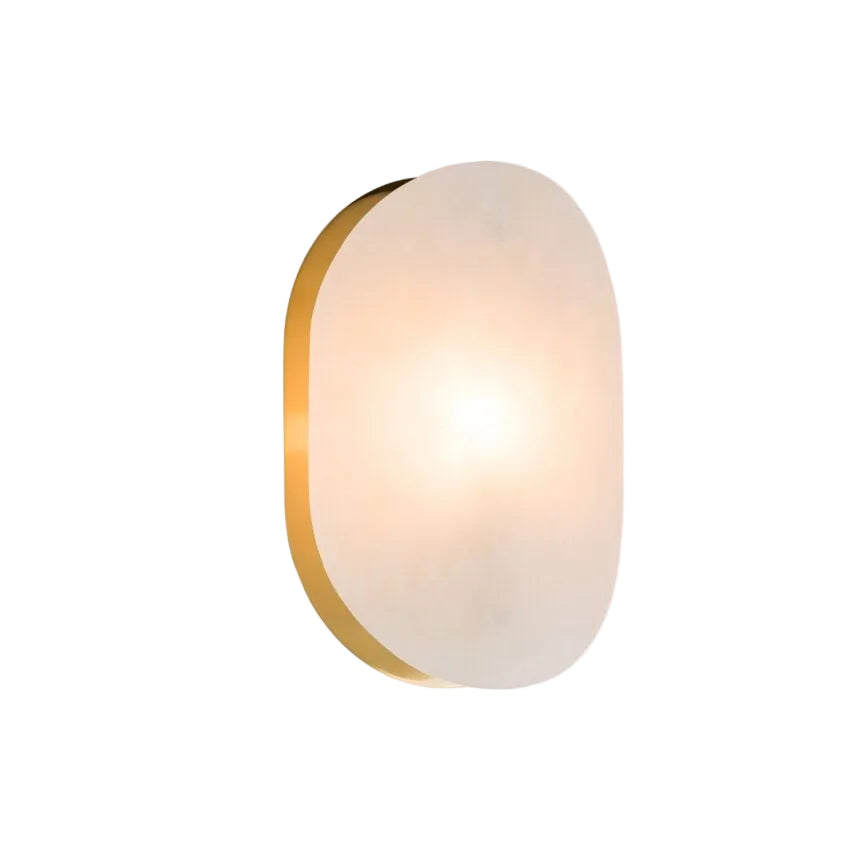 Mossano Brass Curve Wall Sconce