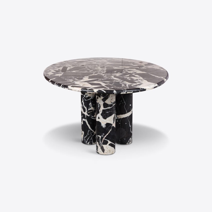 Olivaro Marble Dining Table – Napoleon black