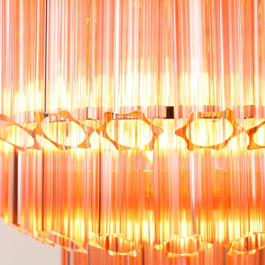 Pink Palermino Chandelier