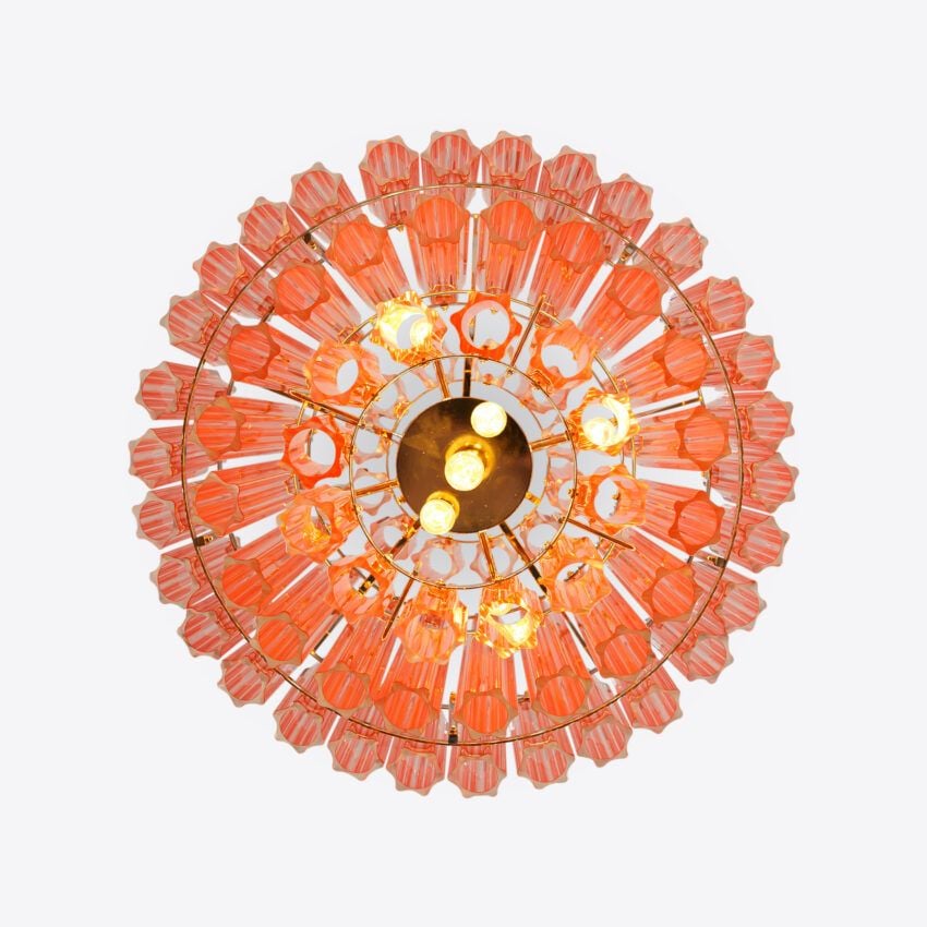 Pink Palermino Chandelier